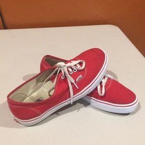 Men’s red vans size 11. Condition is 7/10